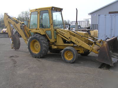 Ford 555 backhoe tractor loader back hoe 