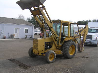Ford 555 backhoe tractor loader back hoe 
