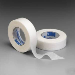 New 3M micropore surgical tape 6 rolls 1530-2