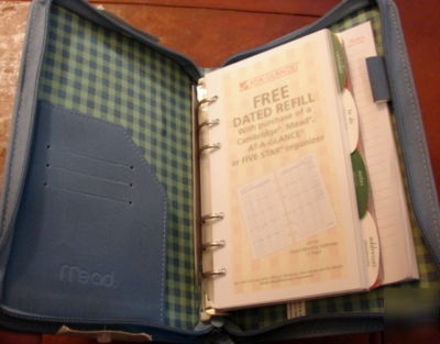 New cambridge organizer agenda undated; color formats 