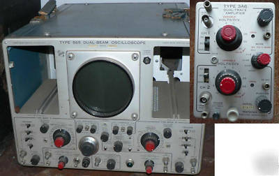 Historic oscilloscope tektronix type 565 fully working 
