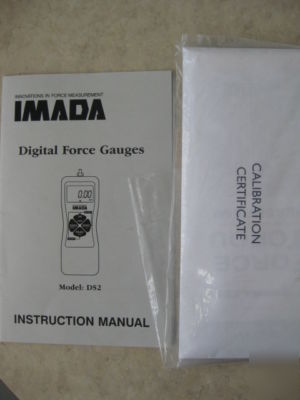 New imada 4 lb cap. digital force push/ pull gauge (R4)