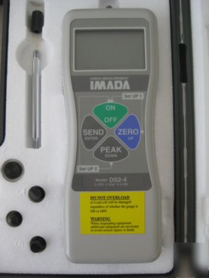 New imada 4 lb cap. digital force push/ pull gauge (R4)