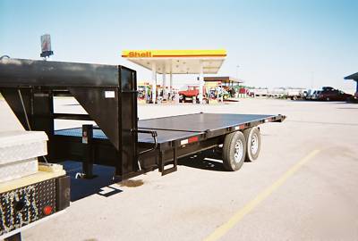 Goose neck 5 th wheel deck over trailer, 14,000 gvw