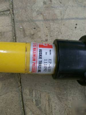 Huskie ep-410 manual hydraulic crimper with case