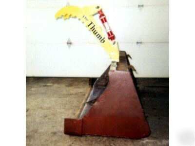 New bucket thumb grapple for skid steer loader tractor