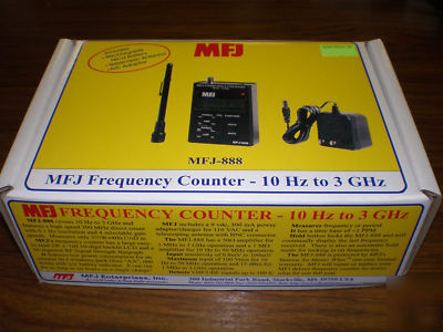 New mfj-888 frequency counter - 10 hz to 3 ghz ( )