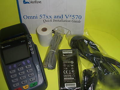 Verifone VX570 dual comm port 6MEG credit card terminal