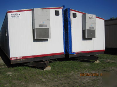 Double wide office trailer, 24'X64' oal