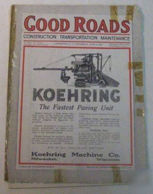 Good roads 1920 construction magazine vol.58, no.22