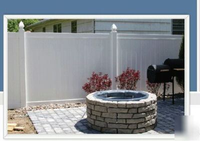 Maryland residents 72 ft pvc vinyl fence free delivery