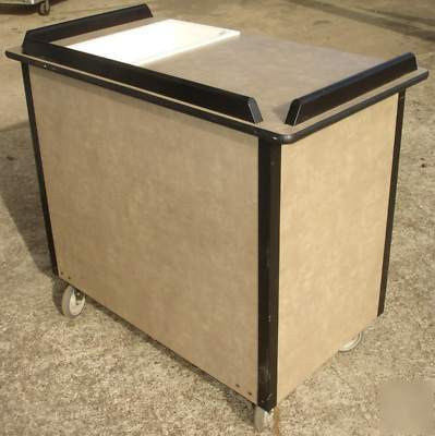 Used lakeside mobile drink / snack serving cart cabinet