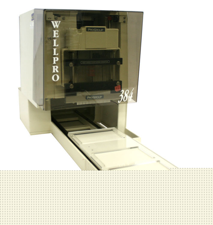 Well pro 384 automated liquid handler dispenser/diluter