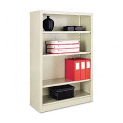 Alera fourshelf steel bookcase