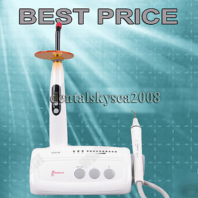 Ems compatible ultrasonic scaler with curing light m 
