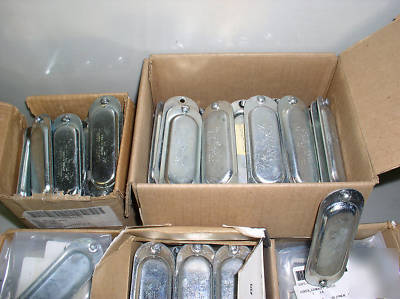 New huge lot crouse hinds 280 Â¾â€ conduit unilet cover 