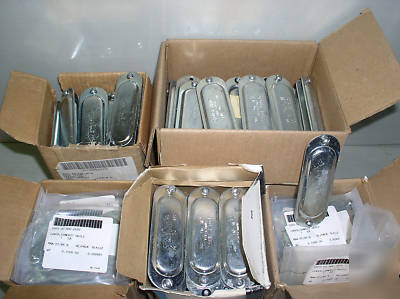 New huge lot crouse hinds 280 Â¾â€ conduit unilet cover 