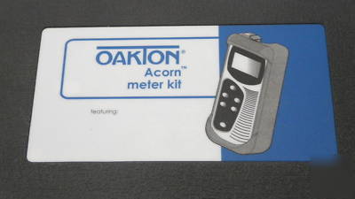 New oakton wd 35613-70 ph/temp ph 5 acron meter kit 5D