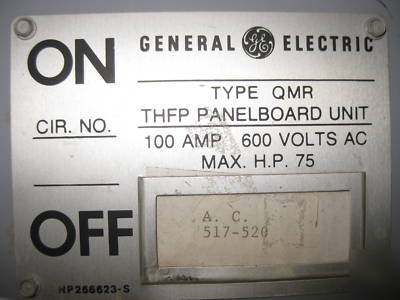 General electric ge THFP363 disconnect switch 100 a amp
