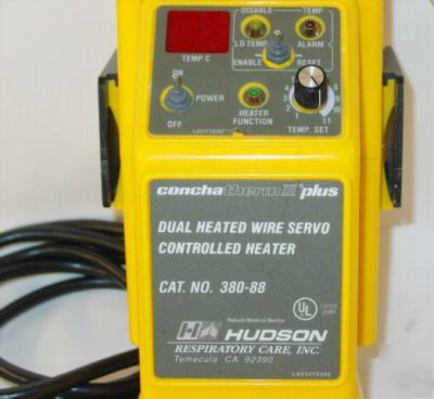 Hudson conchatherm iii plus 380-88 heated humidifier