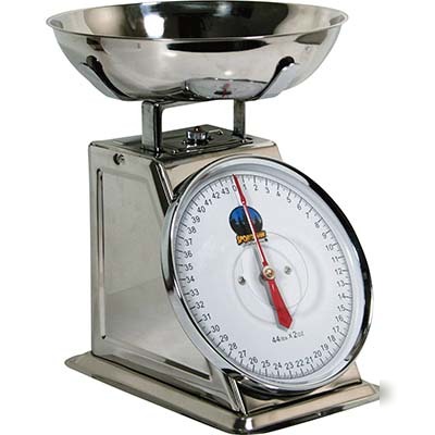 Huge 44-lb. food prep scale -stainless steel