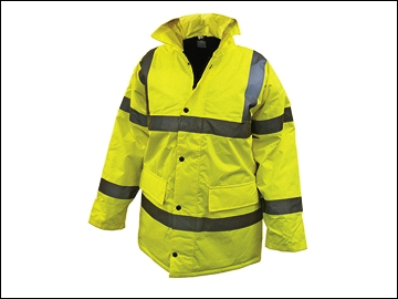 Scan hi-vis motorway jacket yellow - extra extra large