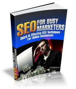 Seo for busy marketers - book on cd