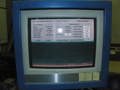 Wysong 140 ton x 10' hydraulic press brake 6-axis bg 