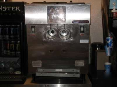 Saniserv countertop twist soft serve ice cream machine
