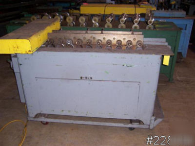 10 station flagler pittsburgh lockformer (16-20 ga)