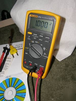 Fluke 87 v 87V trms digital multimeter meter lota extra