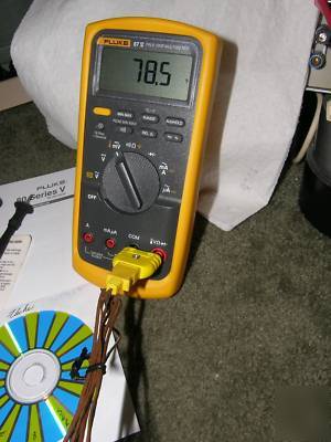 Fluke 87 v 87V trms digital multimeter meter lota extra