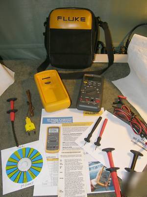 Fluke 87 v 87V trms digital multimeter meter lota extra