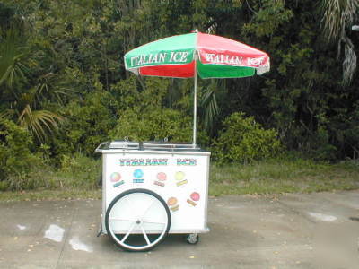 Like new italian ice concession cart - - used 3 times 