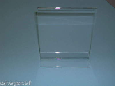 New 1 clear plexi lucite sign cardholders 7HX51/2W