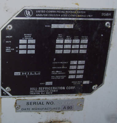 12' euro deli meat display case remote refrigeration 