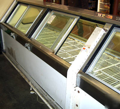 12' euro deli meat display case remote refrigeration 