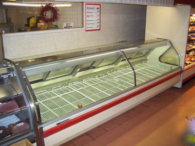 12' euro deli meat display case remote refrigeration 