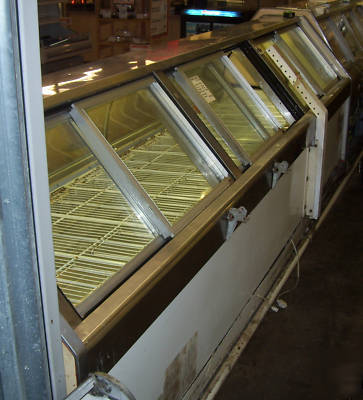 12' euro deli meat display case remote refrigeration 