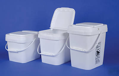 6 liter white ez storÂ® container qty 5 ez-E175 **