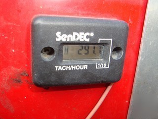 Barreto 1324-D4 4WD walk behind trencher backhoe 291HR