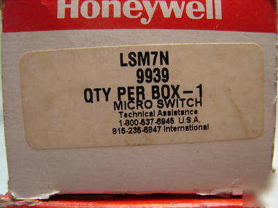 Honeywell LSM7N micro switch limit switch