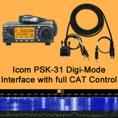Icom cat and PSK31 interface ic-706, 703, 78, 718 +more