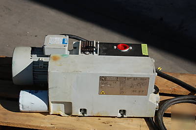 Leybold SV40 sogevac rotary vane PUMP1 stage 33CFM guar