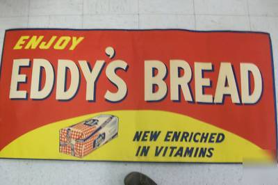 Vintage eddie's bread banner 58