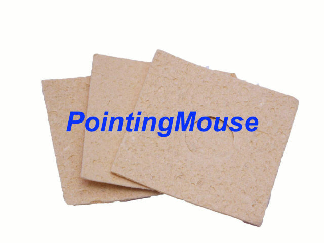 3PCS solder iron tip head cleaning pad