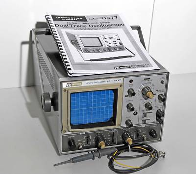 B&k model 1477 15 mhz dual channel oscilloscope 