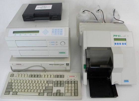 Bio-rad/dynex mrx microplate reader/washer system plate