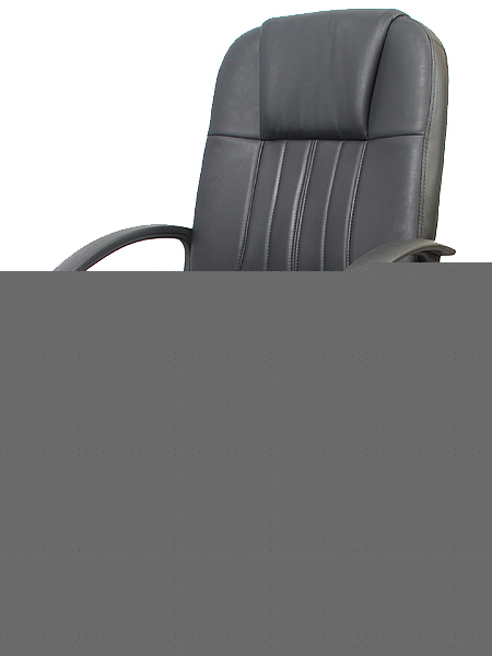 New ergonomic leather high back office chair w chrome