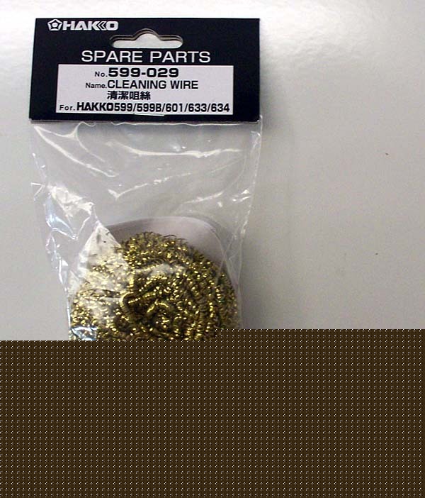 New hakko 599-029 soldering iron cleaning wire 599B/633